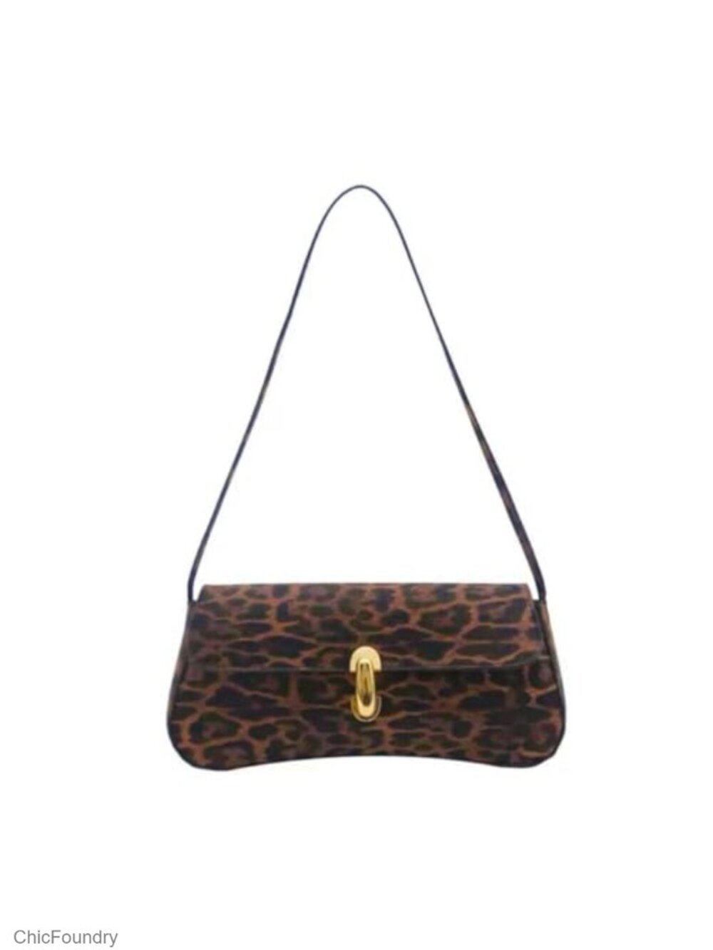 Faux Leather Wristlet Clutch Leopard Print Purse Cheetah Handbag Women